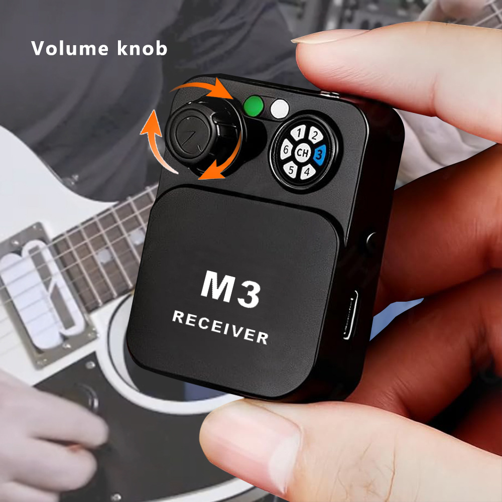 In Ear Monitor Iem - 2.4G Sistem Monitor In-Ear Nirkabel, Stereo,