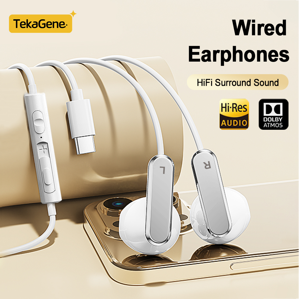 Audiophile Headphone Wired - Headphone USB Type C HiFi Bass