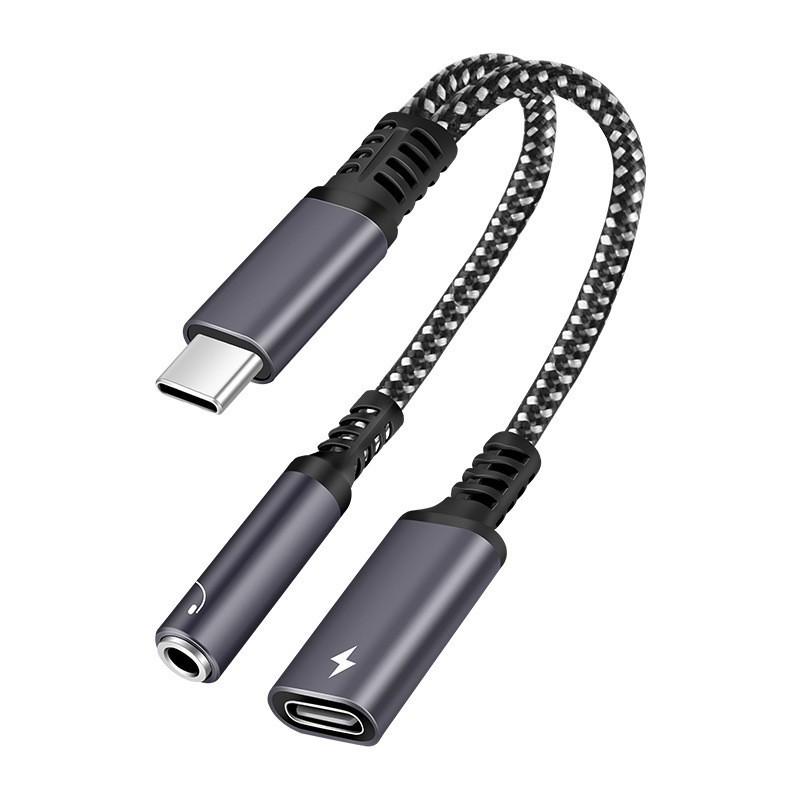Earphone Splitter Jack - Kabel pengisi daya Cepat PD 10/60W,