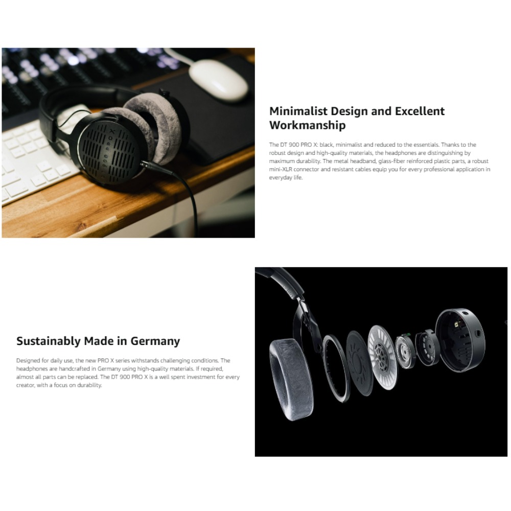 Beyerdynamic DT 900 PRO X Head - Audiophile Headphone Wired ulasan dan harga