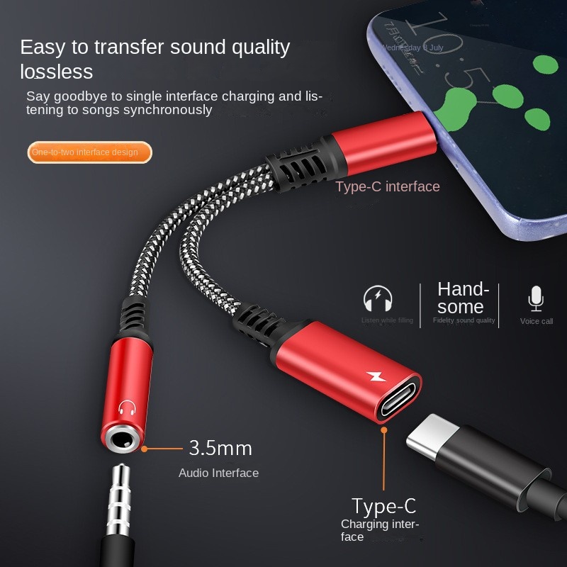 Kabel pengisi daya Cepat PD 10 - Earphone Splitter Jack ulasan dan harga